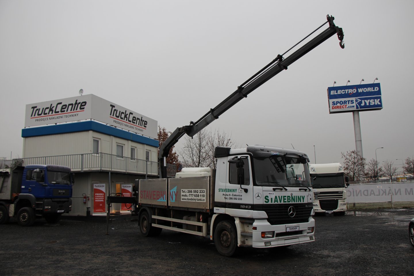 MERCEDES BENZ ACTROS,1843 4X2,HYDRAULICKÁ RUKA