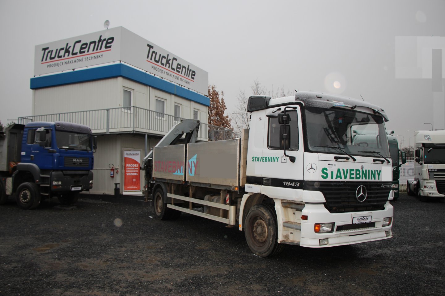 MERCEDES BENZ ACTROS,1843 4X2,HYDRAULICKÁ RUKA